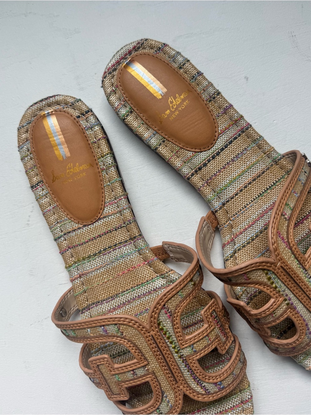 Sam Edelman Bay Multi Slide Sandals - Picture 3 of 16